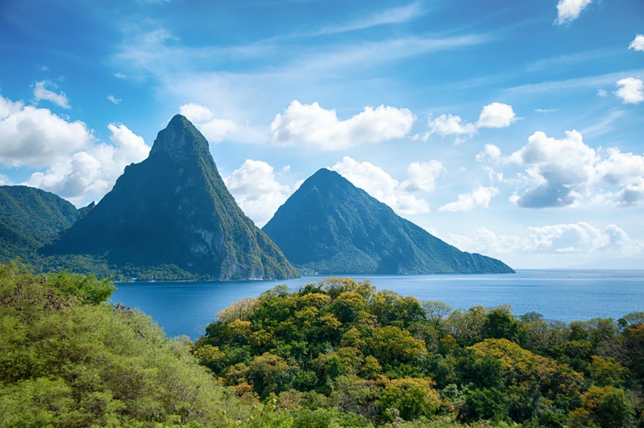 St Lucia Pitons Caribbean Island ft
