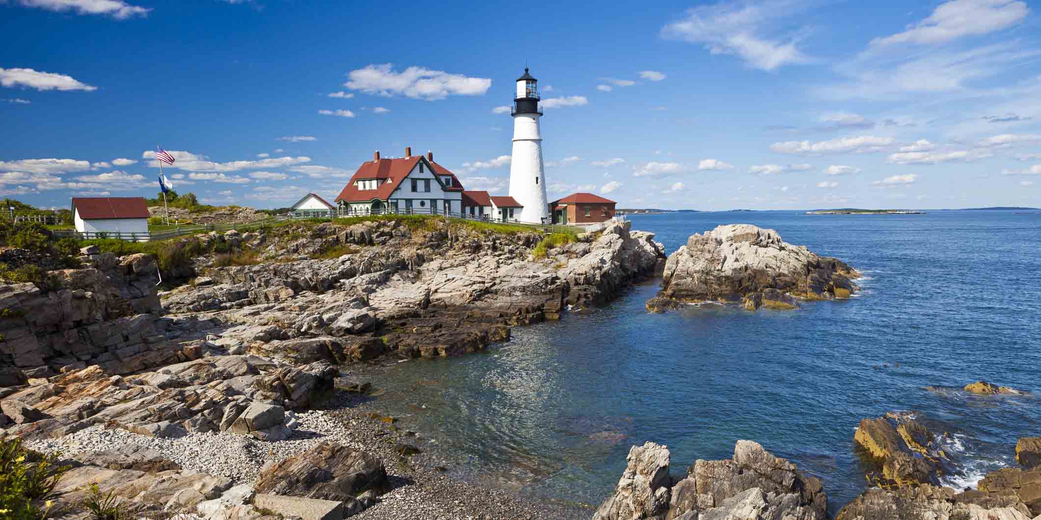 Portland Head Lighthouse In Maine, USA