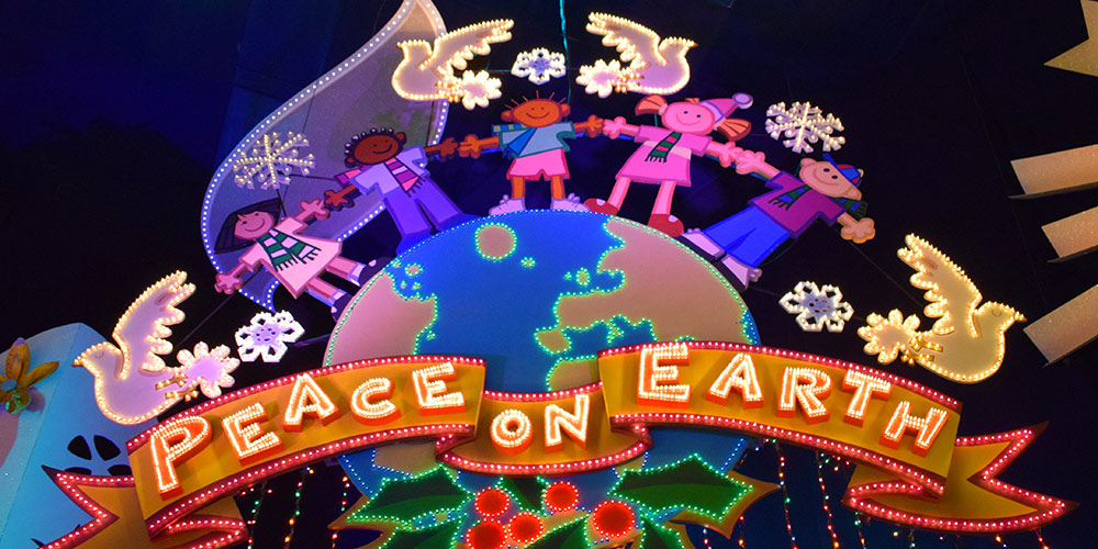 it's a small world ride christmas