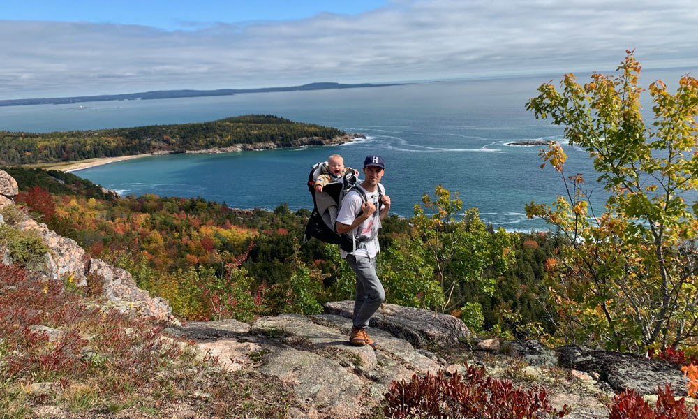 Acadia National Park with a baby - Camping with a baby