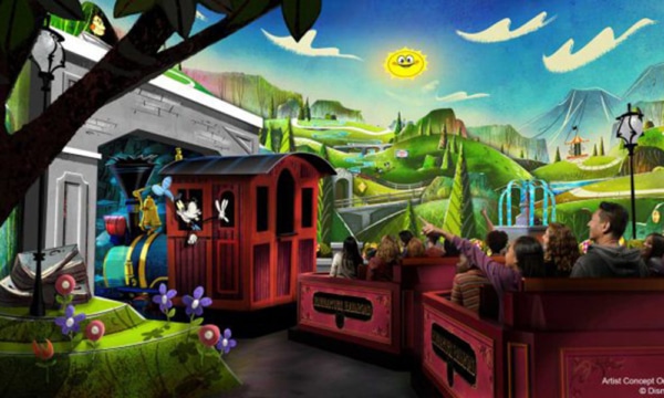 Mickey and Minnie's Runway Railway Attraction