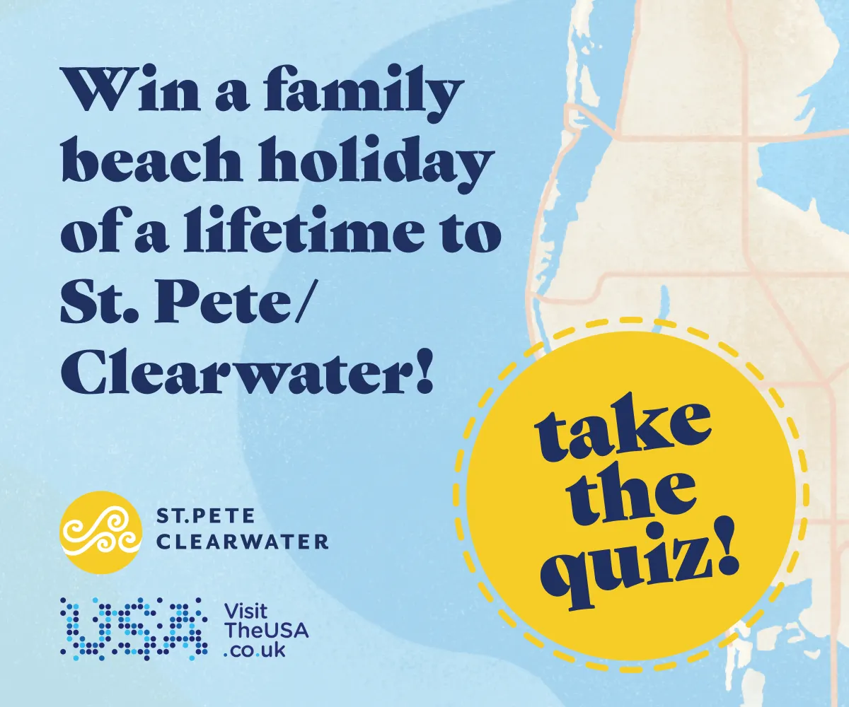 Win a family holiday tp St. Pete / Clearwater. Take the Quiz