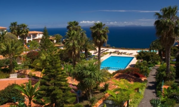 hotel and pool in madeira island portugal