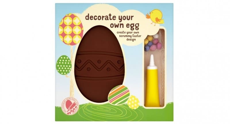asda decorate your own easter egg