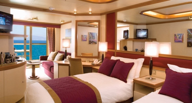Inside the rooms of the P&O cruise to bruges