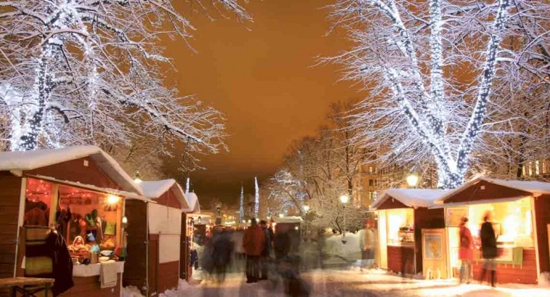 Christmas market in Finland