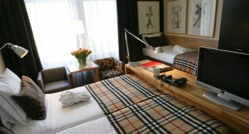 A family room at Hotel Vondel, Amsterdam