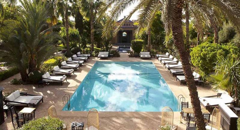 Pool view from Palais De Lo Marrakech