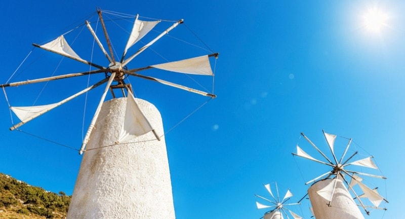 windmill, greece