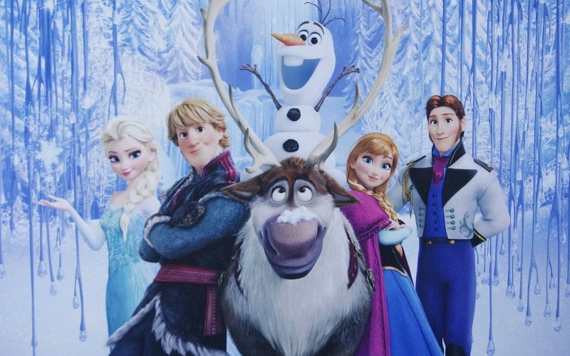 Frozen characters