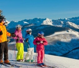 Vali ski resort is one of the best family friendly ski resorts for all abilities