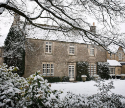 Snowy-Calcot-Manor-weekends-away-with-kids