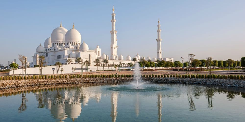 Sheikh Zayed Mosque in the United Arab Emirates
