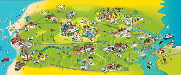 legoland billund resort map