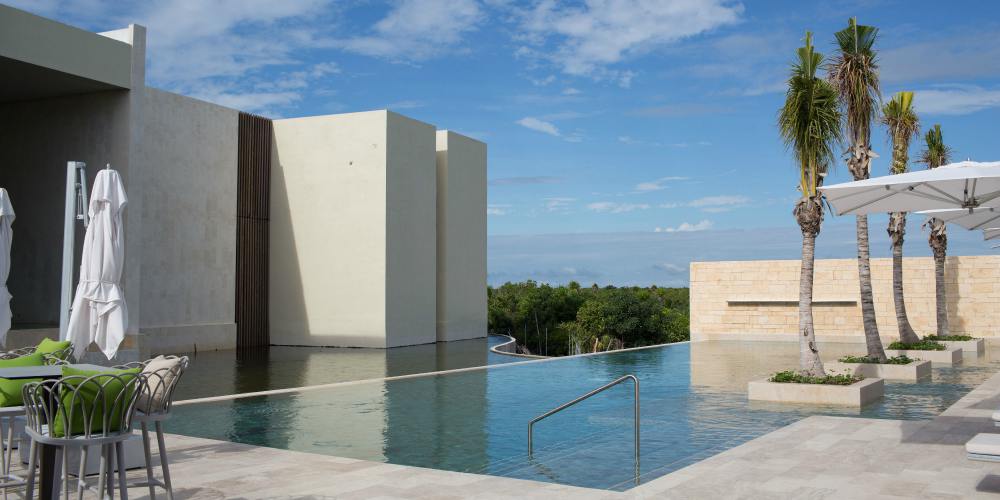 Yucatan family holiday, villa pool Grand Palladium Costa Mujeres Resort & Spa