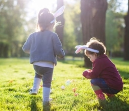 Easter holiday activities for the family, Easter egg hunt with toddlers