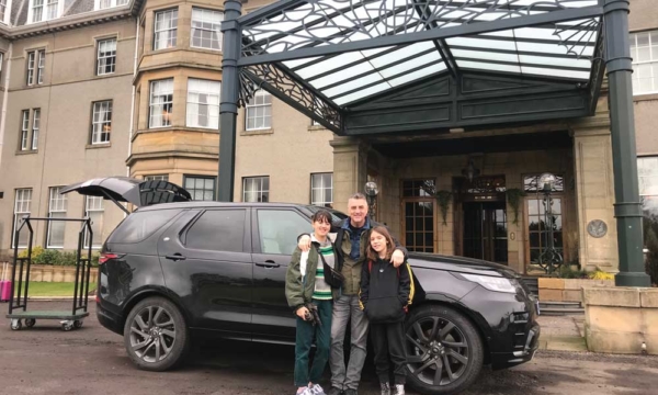 Land Rover Discovery at Gleneagles