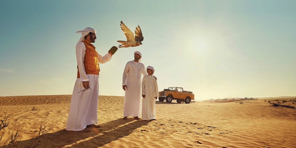 falconry experiences on Rub al Khali UAE