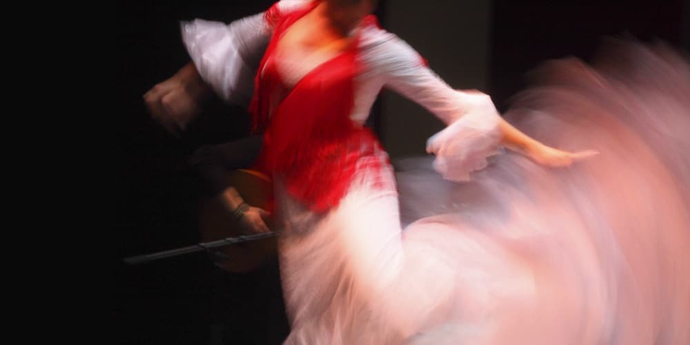 Flamenco dancing