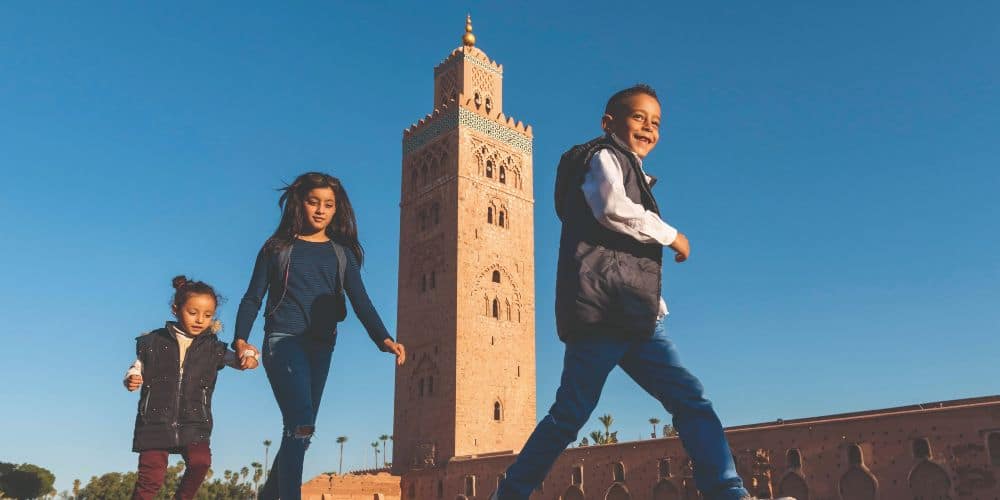 Morocco with kids, Marrakech, Atlas Mountains, easy family adventures